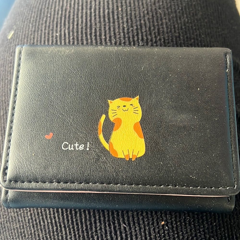 Solid Color Simplicity Cute Wallet,Lovely Wallet,Cute Purse, Cat Wallet